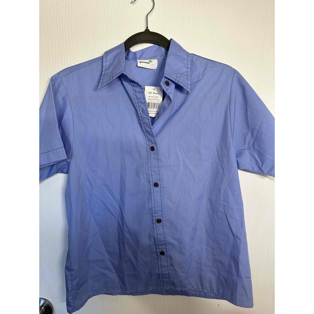 NWT Girl Scouts Brownie Uniform Shirt Size 16